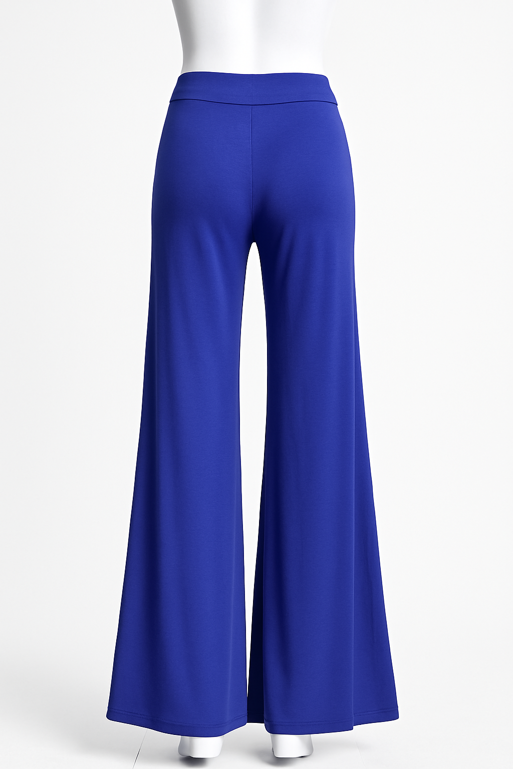 Margo Wide Leg Palazzo Pants: Stretch Jersey Knit