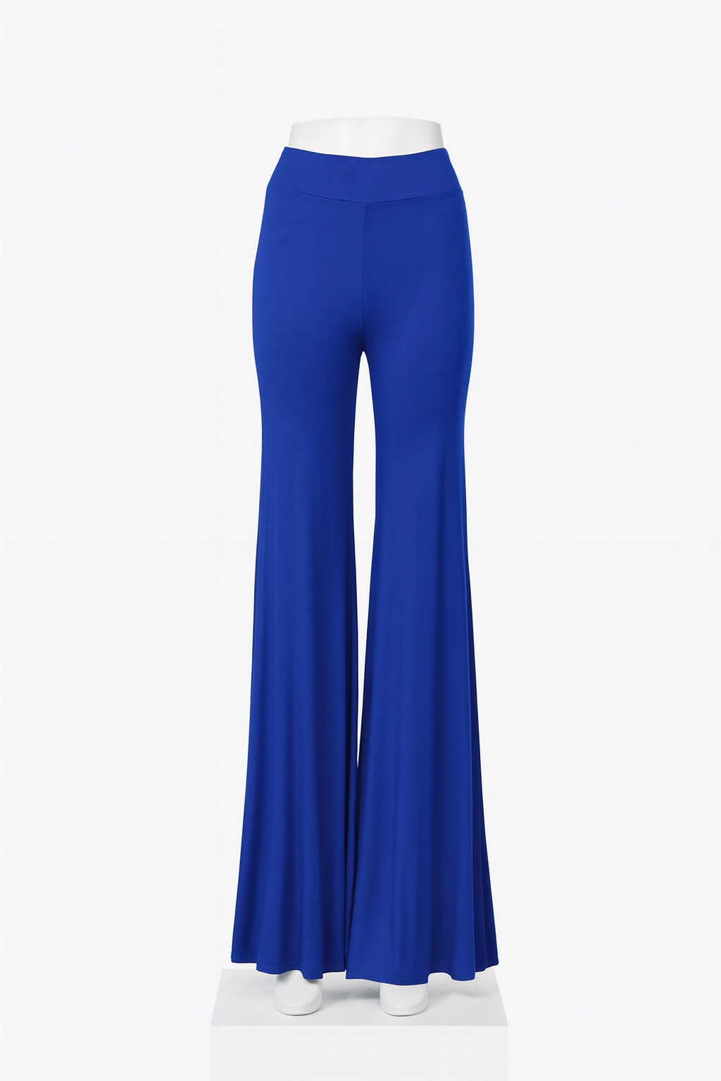 Margo Wide Leg Palazzo Pants: Stretch Jersey Knit