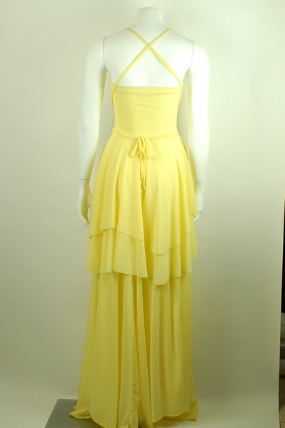 Affordable Yellow Beaded Formal Prom, Homecoming, bridesmaids Dress