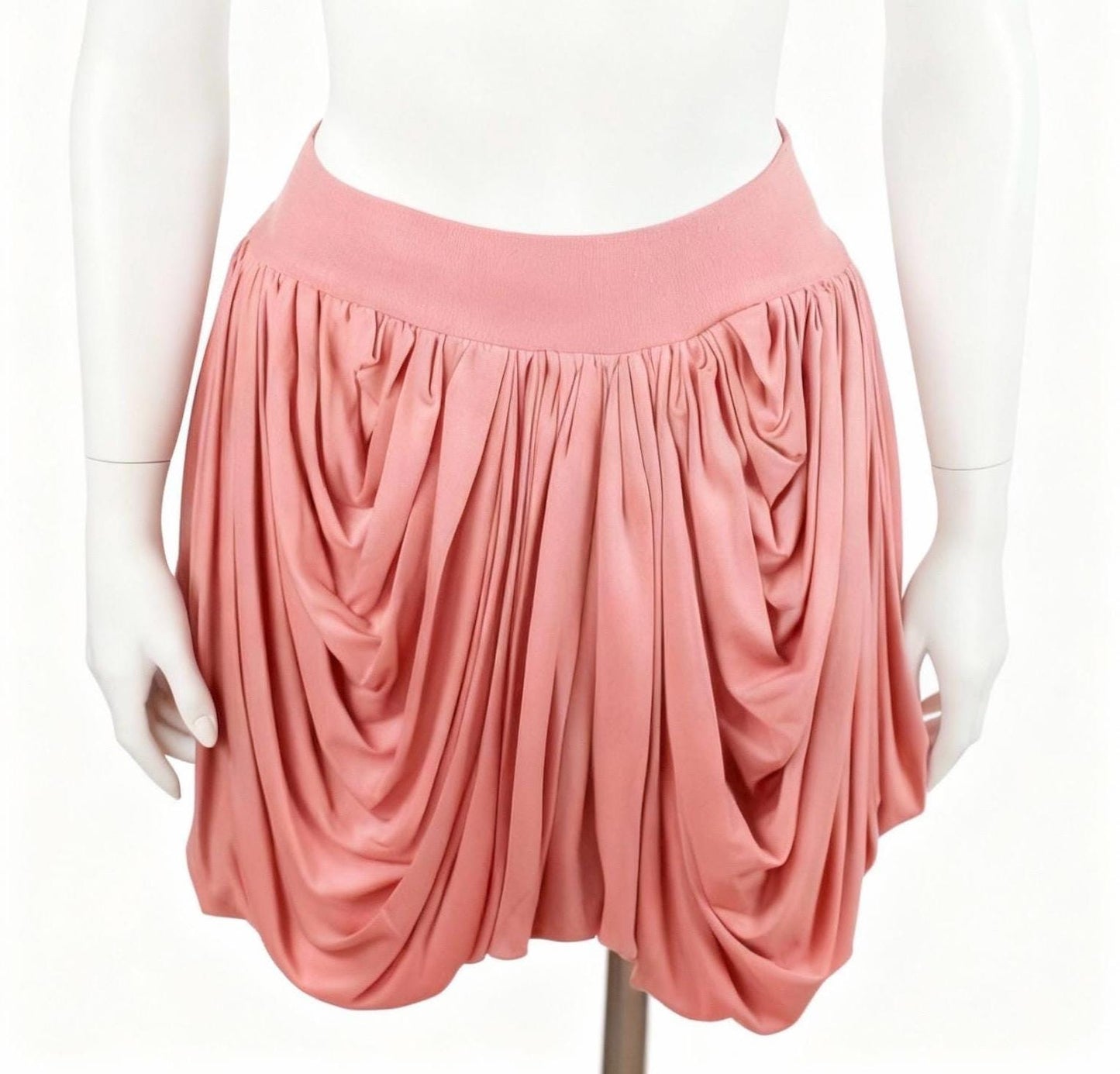 Flutter Skirt: Draped Mini Bubble Skirt