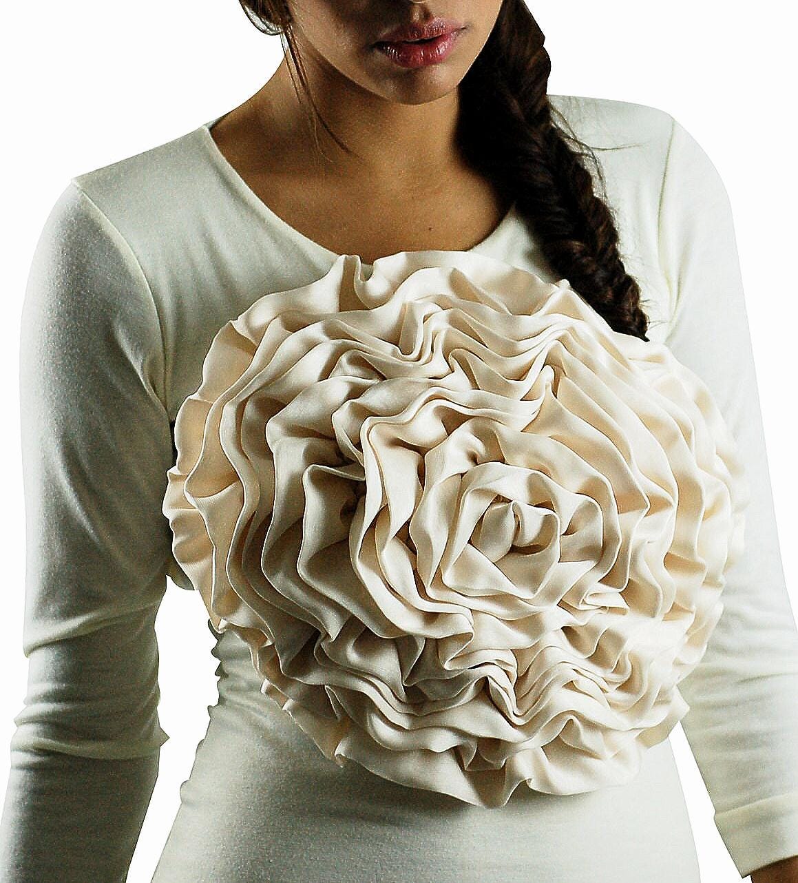 Rosa Ivory Open-back Mini Dress size small