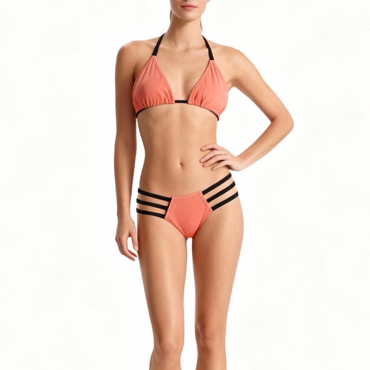 Cabana Two-Piece Triangle Cage Bikini