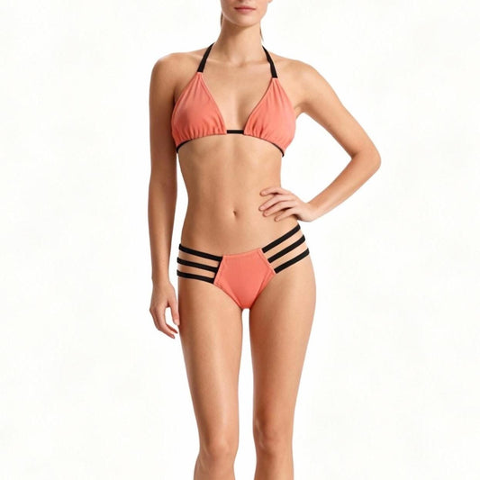 Cabana Two-Piece Triangle Cage Bikini