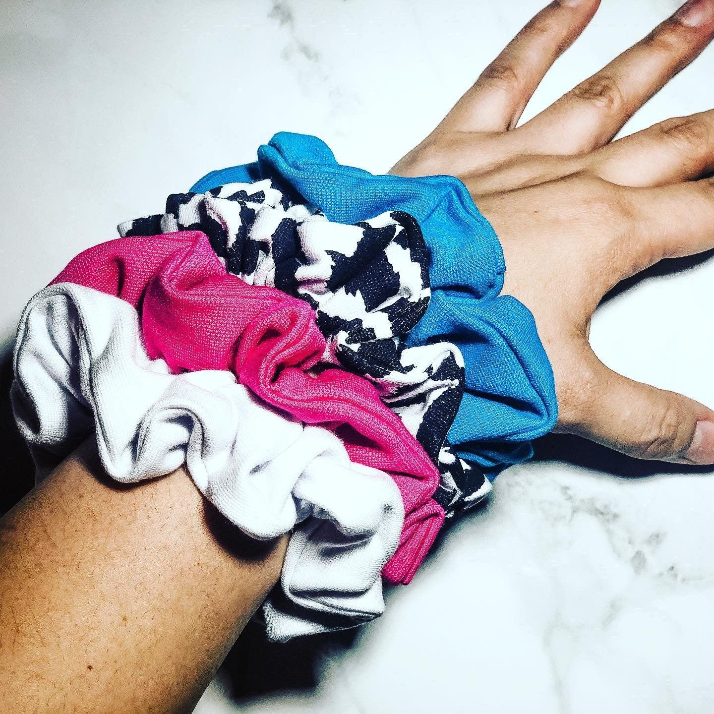 Stretch Jersey Knit Scrunchie