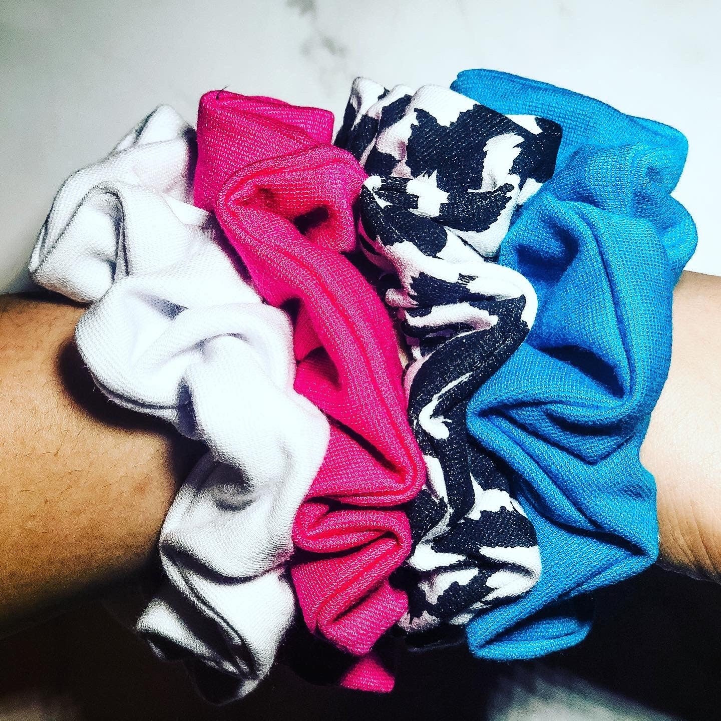 Stretch Jersey Knit Scrunchie