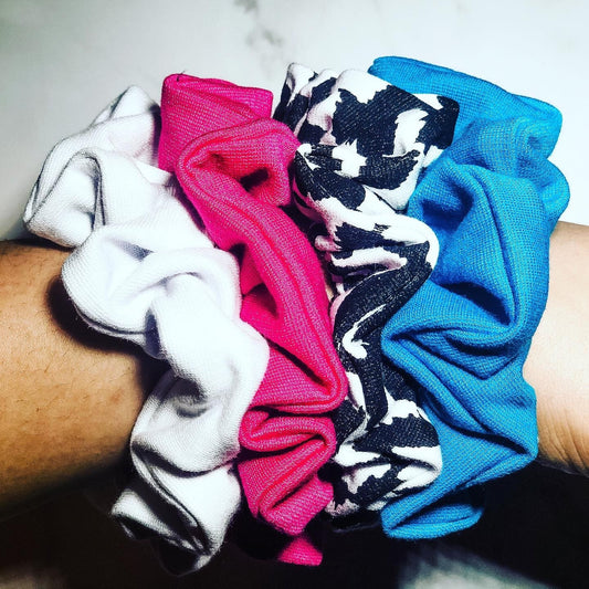 Stretch Jersey Knit Scrunchie
