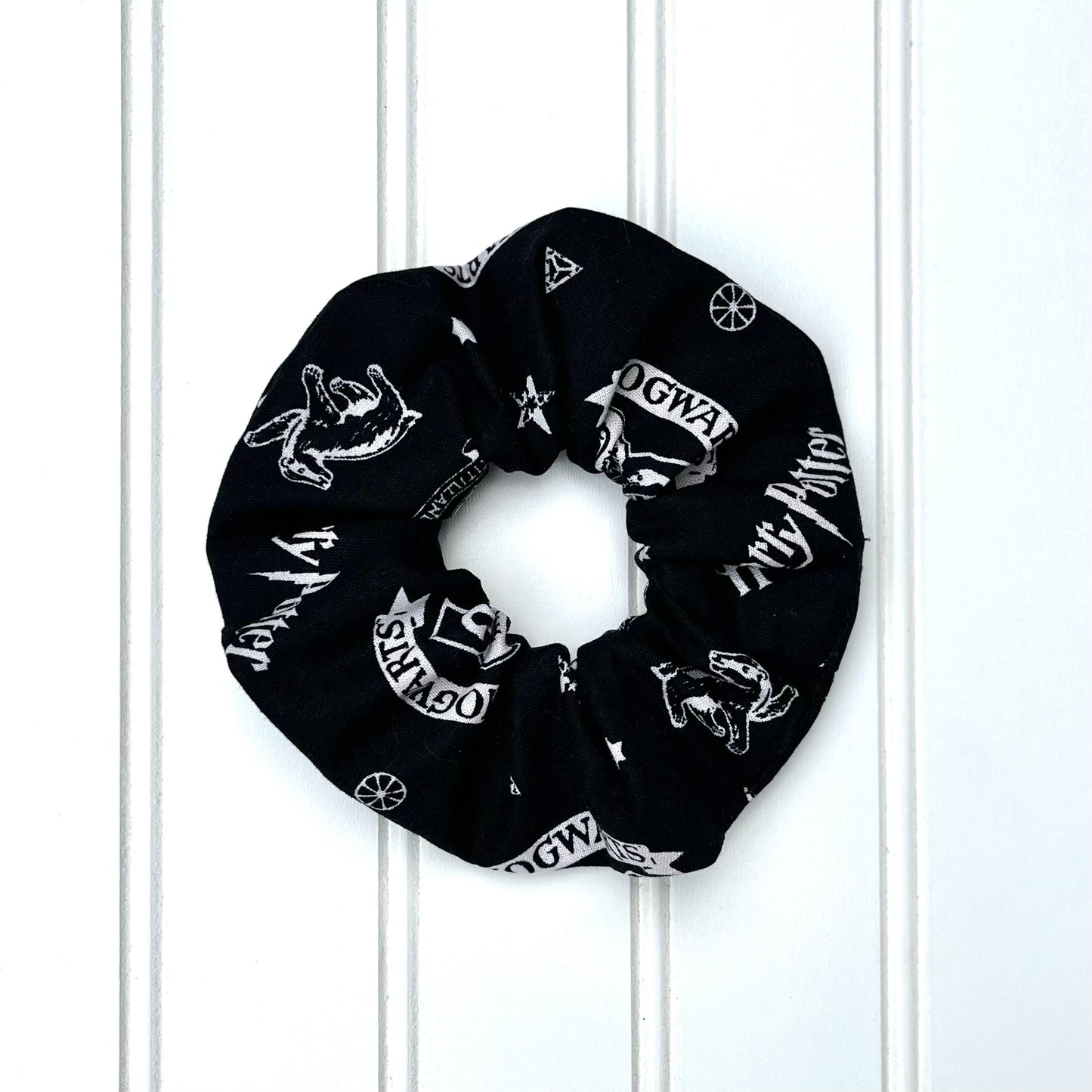 Wizard School Scrunchies: Cotton Theme Park Hair Tie