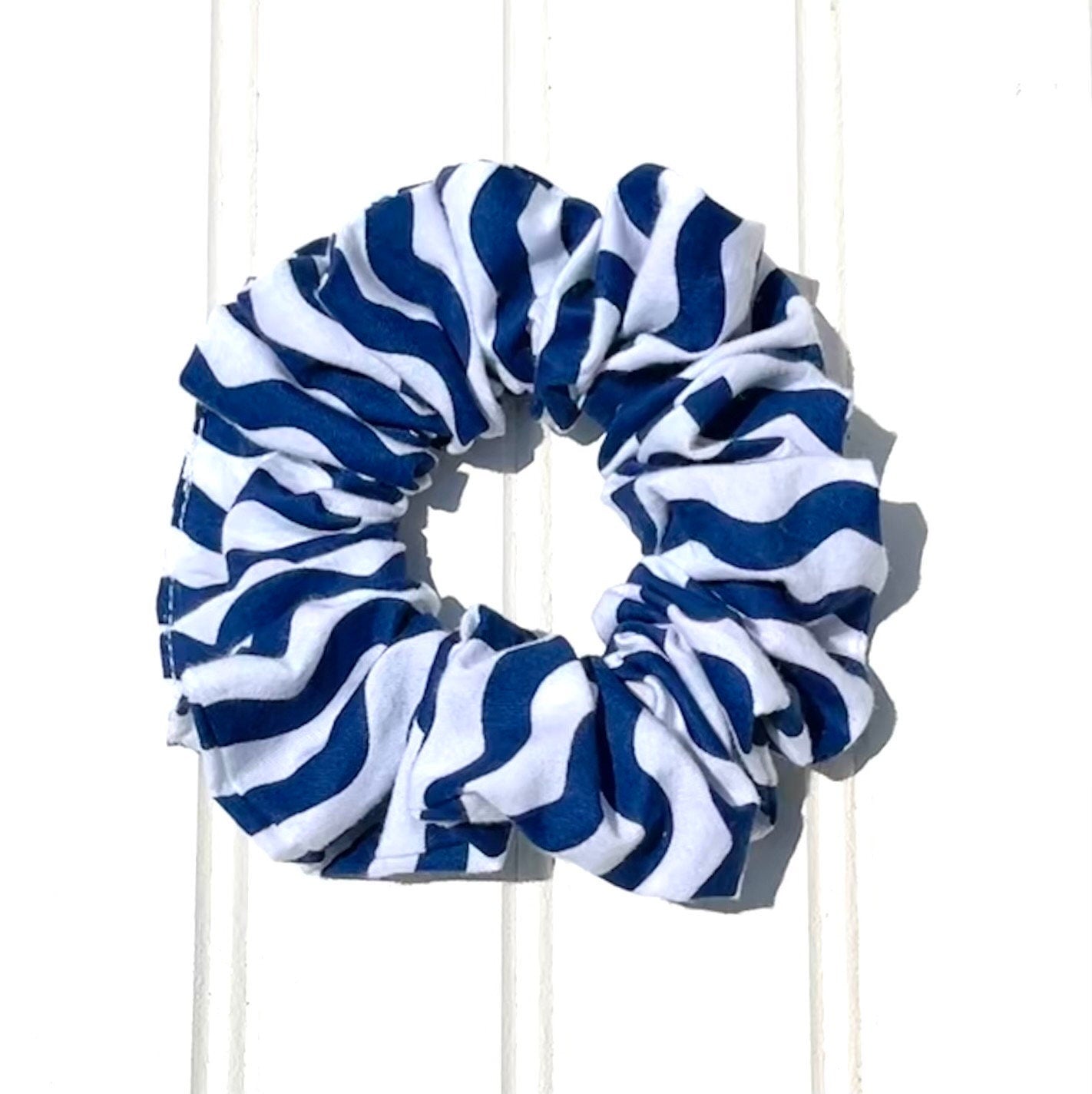 Striped Scrunchies: Cotton Hair Accessories