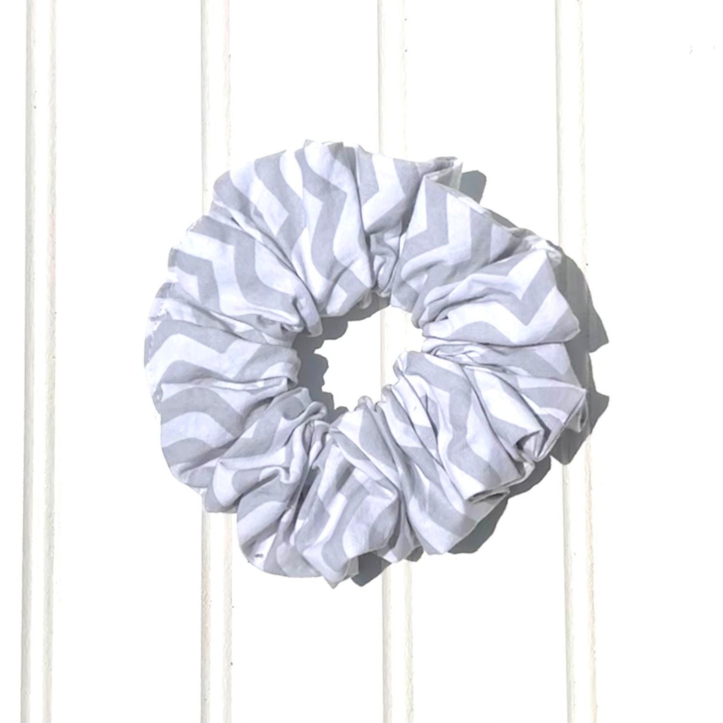 Striped Scrunchies: Cotton Hair Accessories
