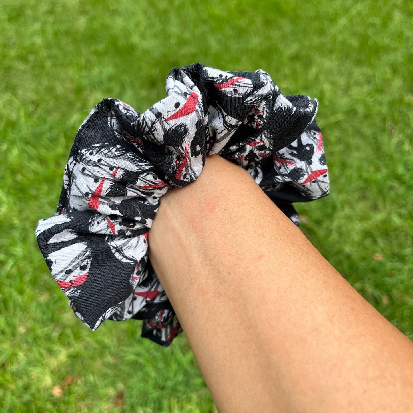 Halloween Scrunchies: Spooky Movie Prints
