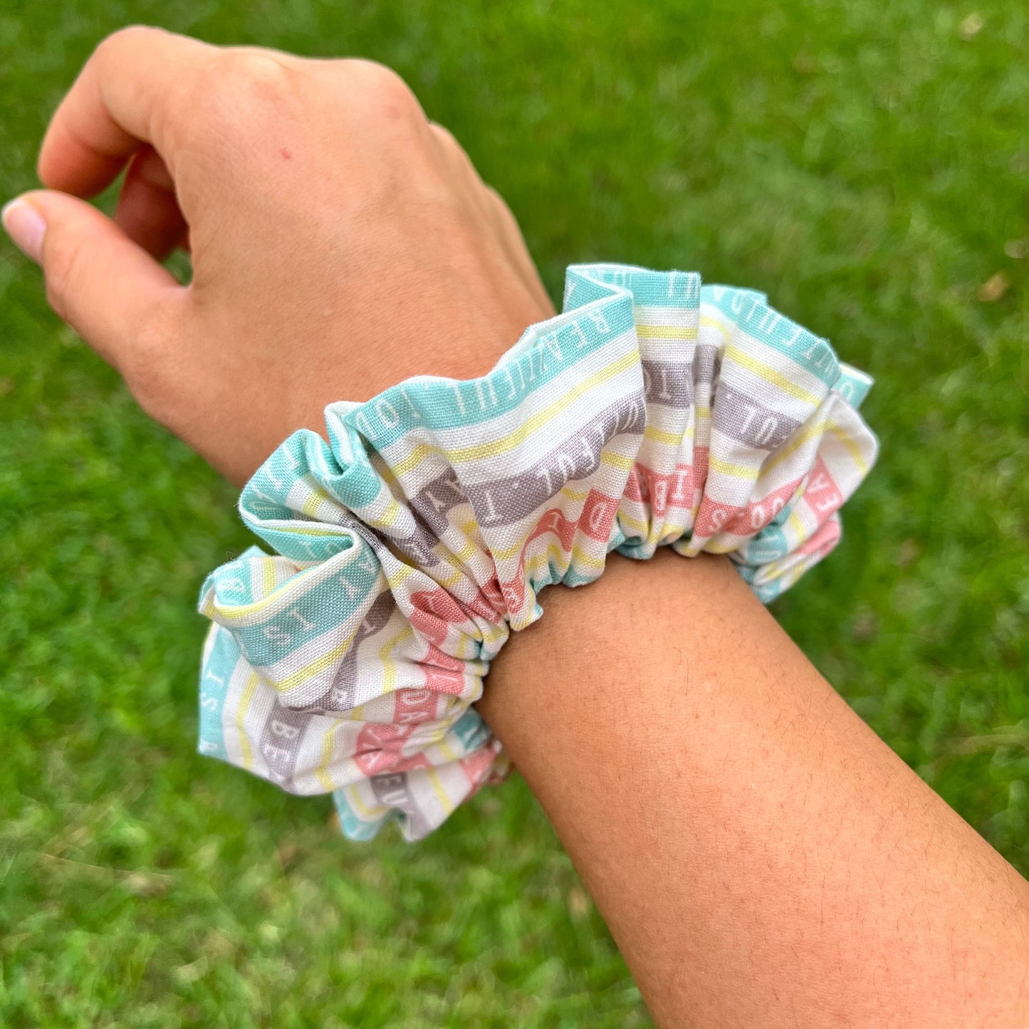 Poobear and Friends Cotton Scrunchies