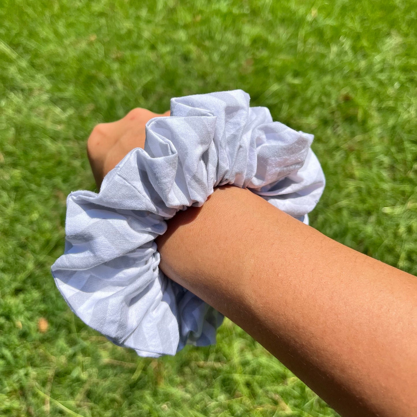 Striped Scrunchies: Cotton Hair Accessories