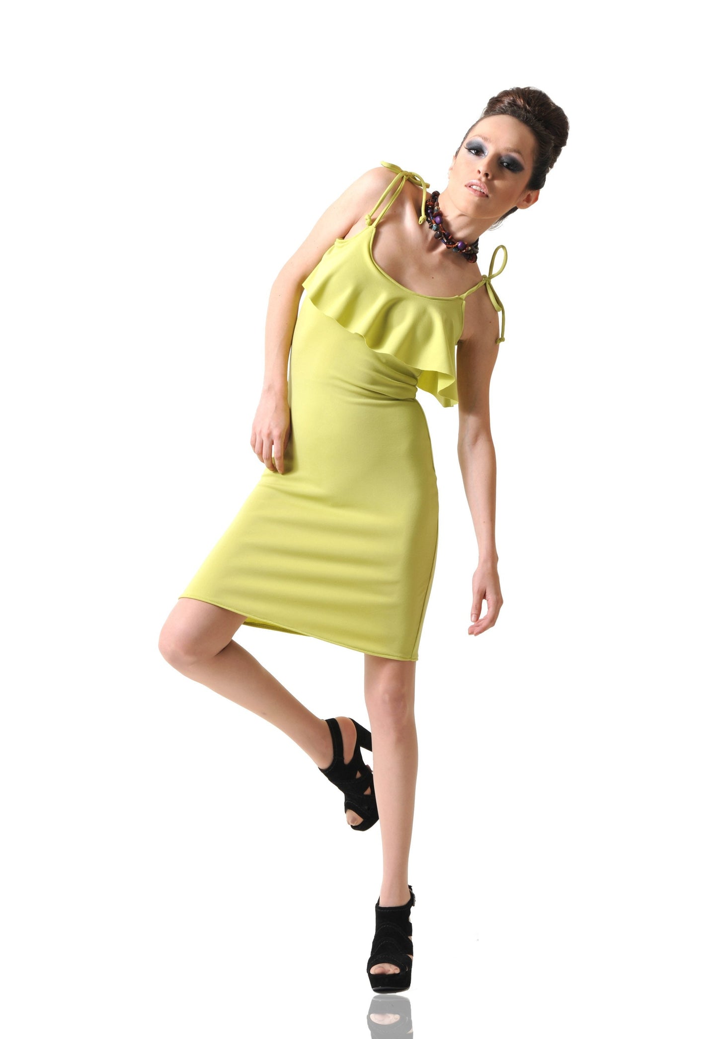 Flounce Bodycon Dress