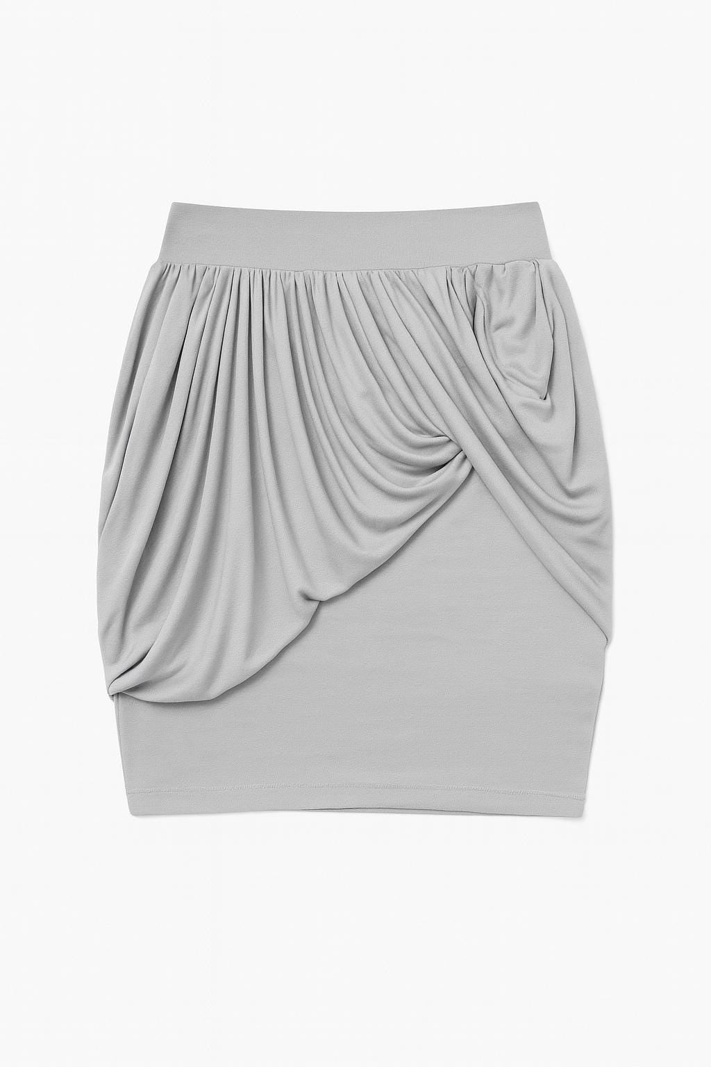 Pixie draped mini skirt