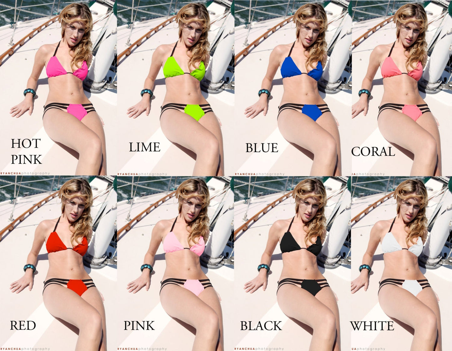 Cabana Two-Piece Triangle Cage Bikini