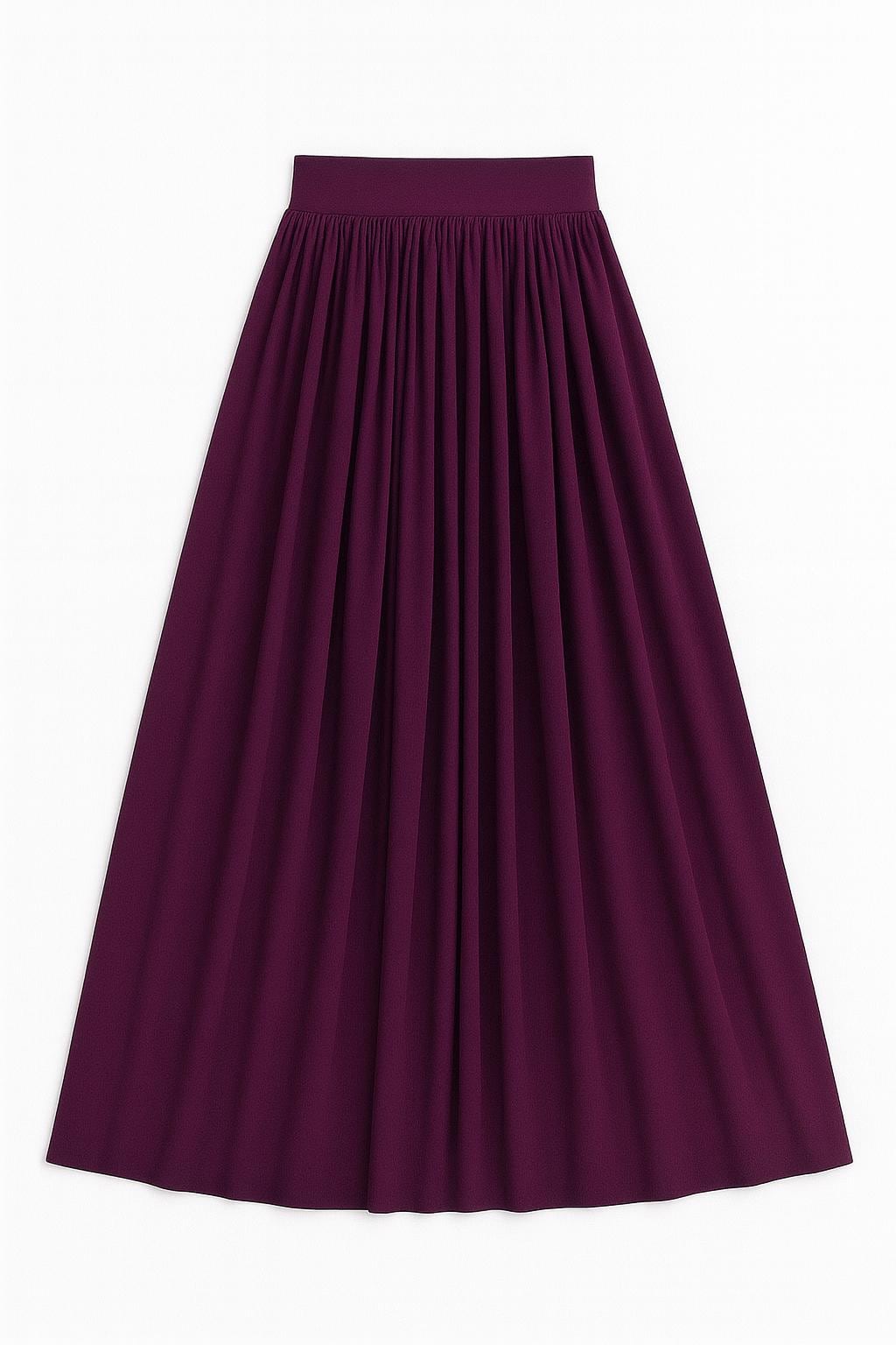 Goddess Maxi Skirt: High Waist Jersey Knit Skirt