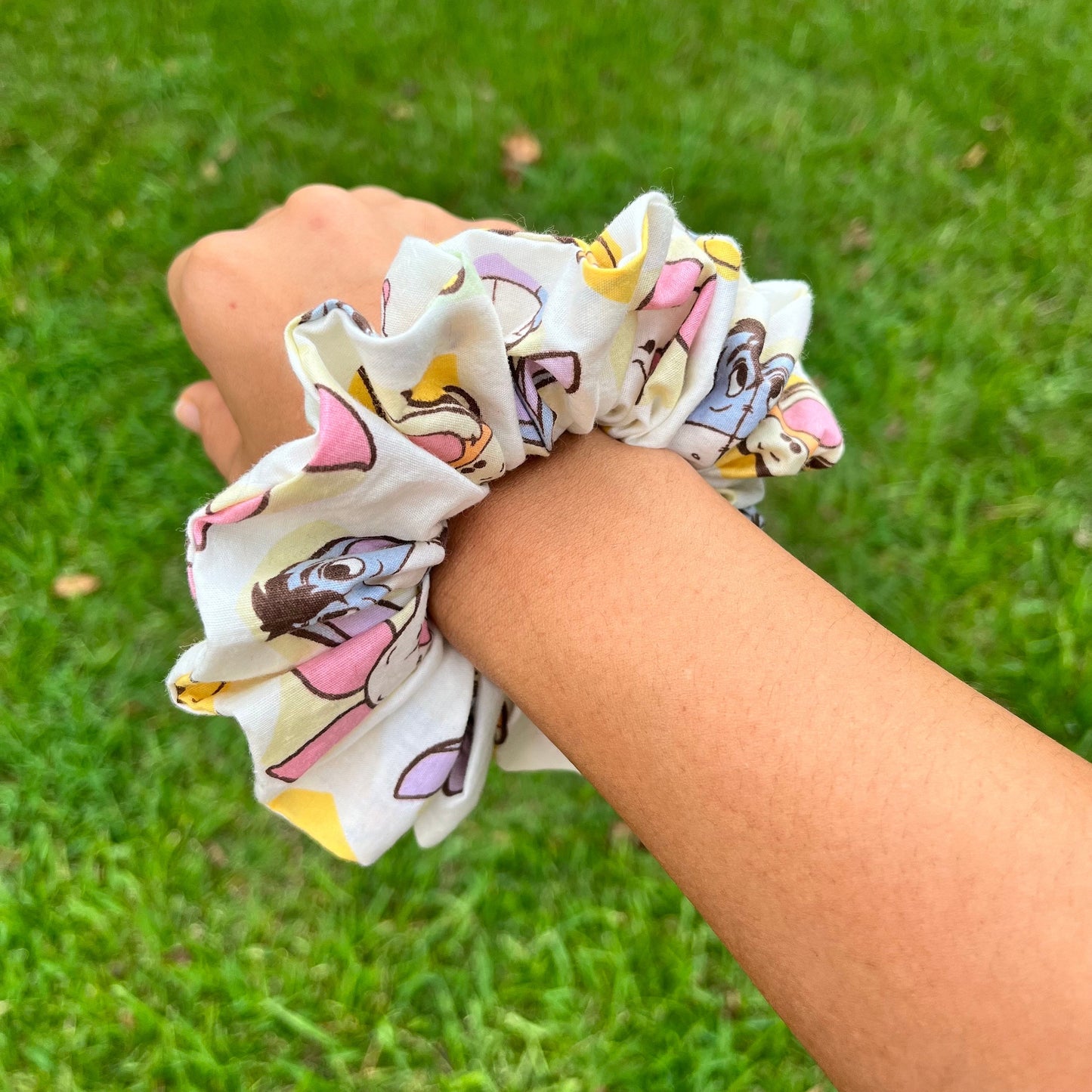 Poobear and Friends Cotton Scrunchies