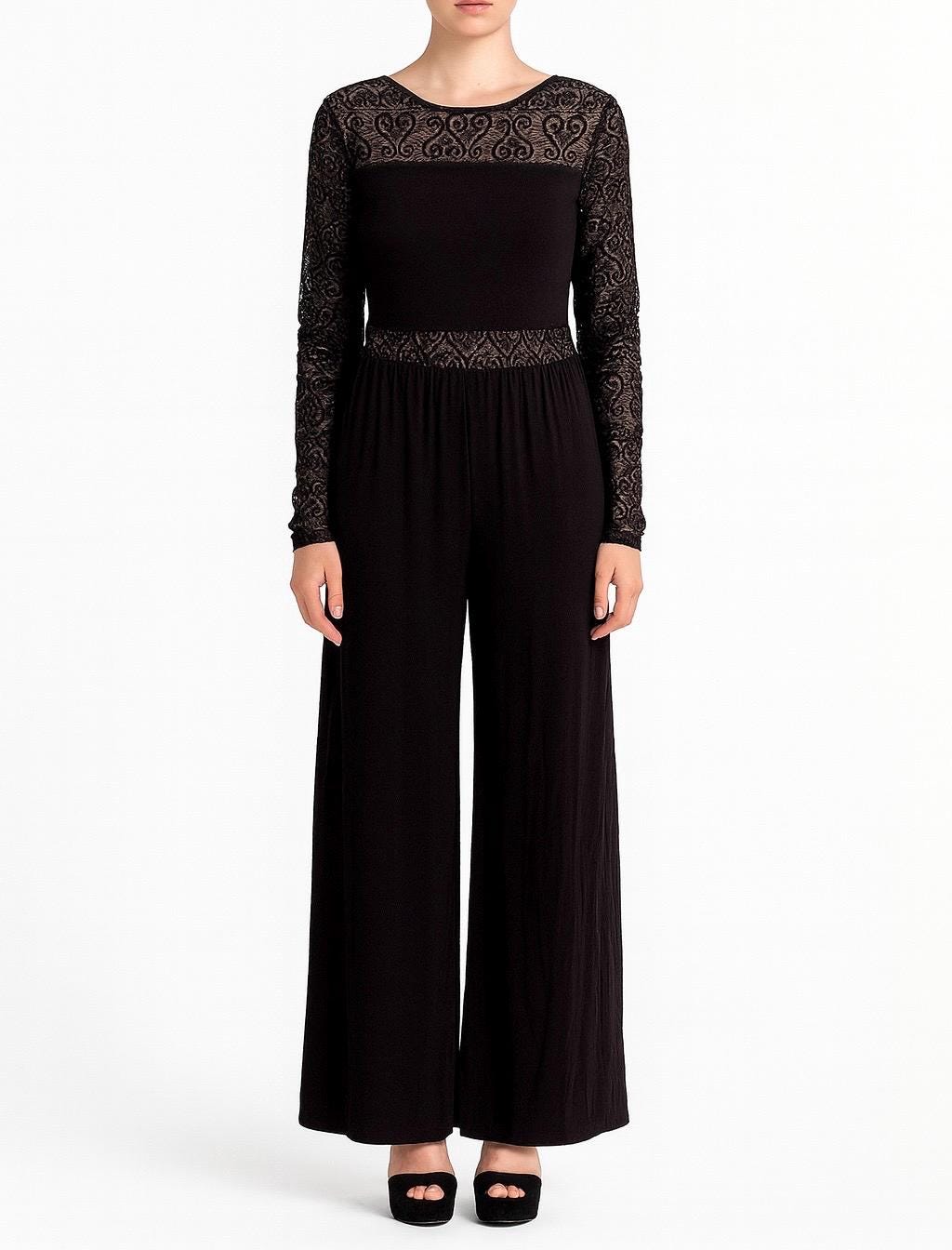 Eleanor Black Jumpsuit-Size S