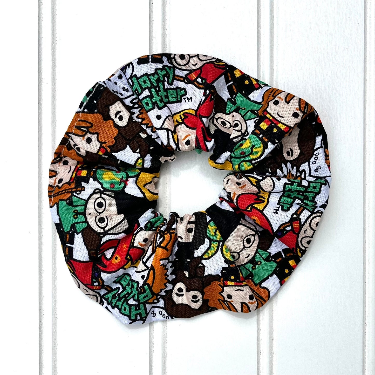 Wizard School Scrunchies: Cotton Theme Park Hair Tie