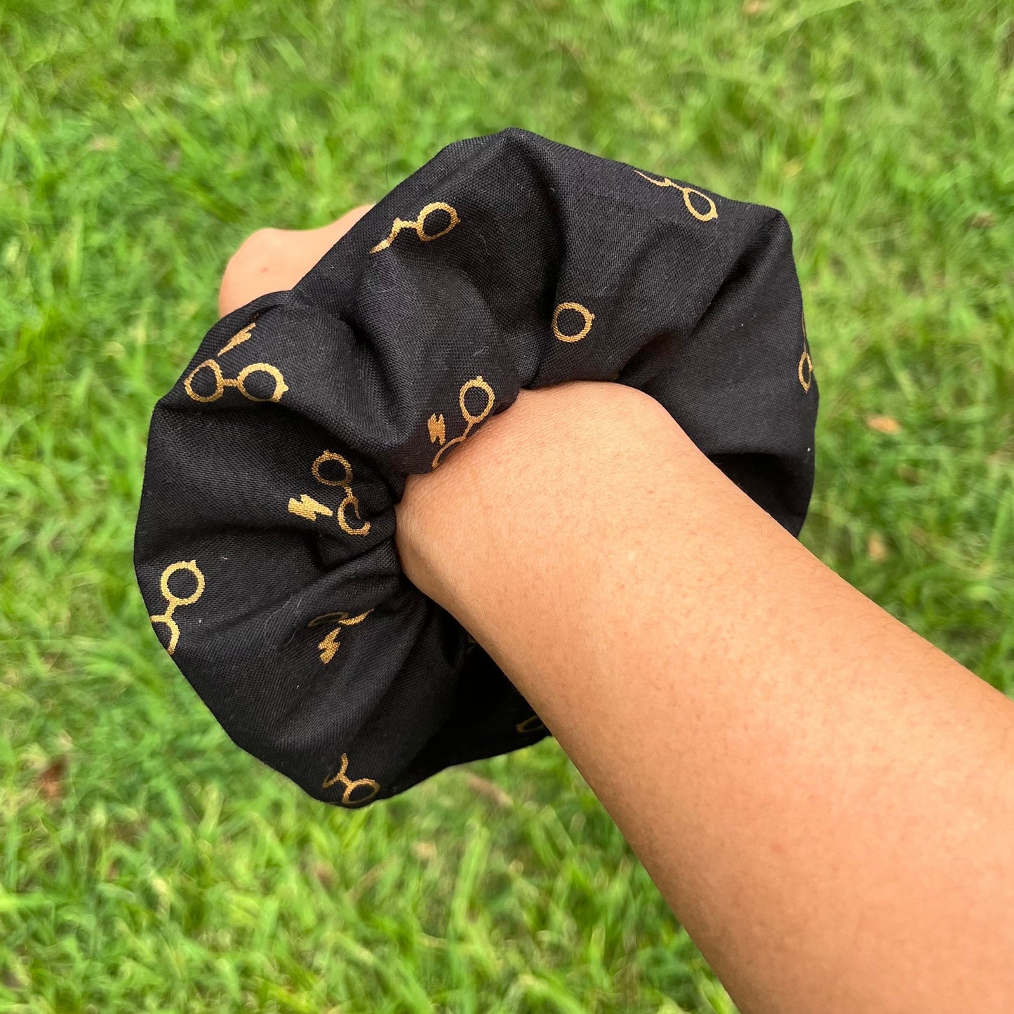 Wizard School Scrunchies: Cotton Theme Park Hair Tie