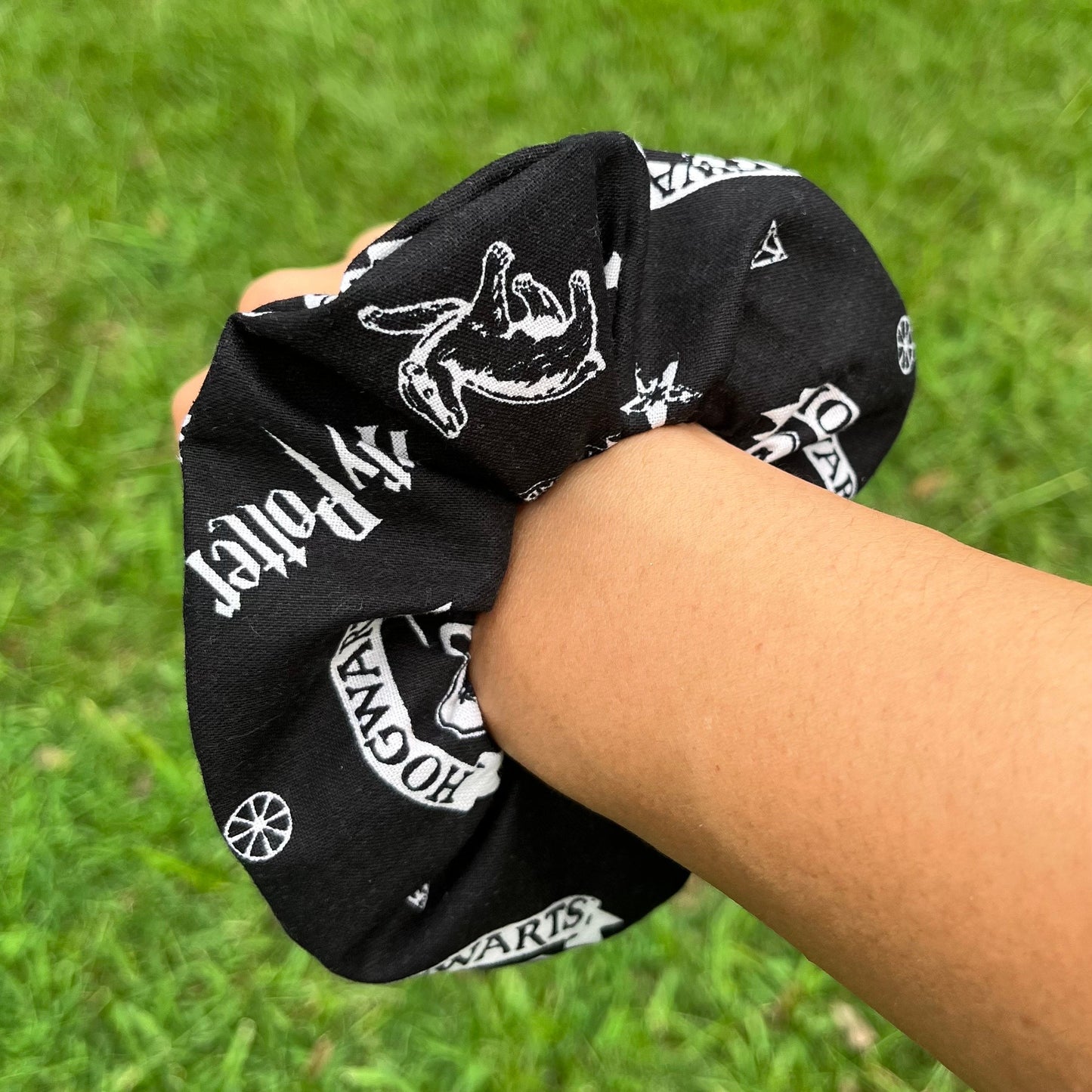 Wizard School Scrunchies: Cotton Theme Park Hair Tie