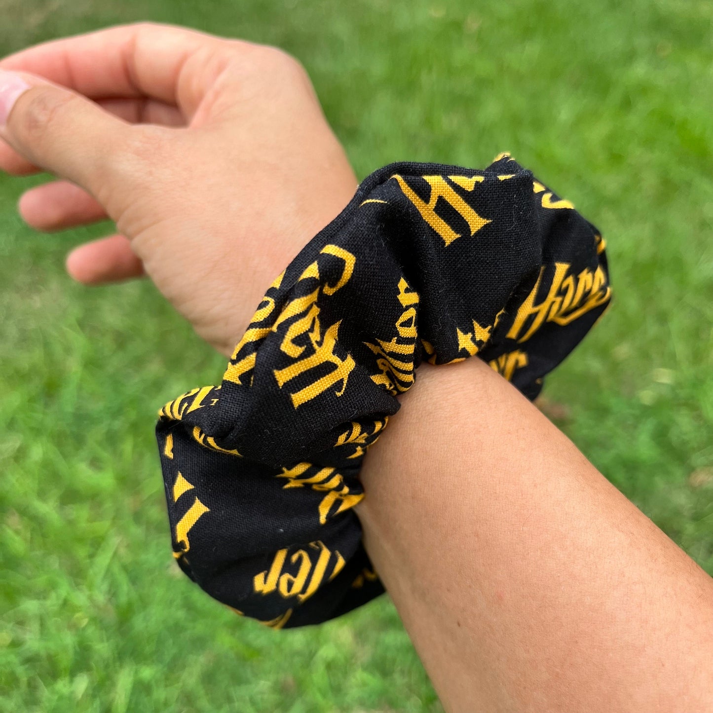 Wizard School Scrunchies: Cotton Theme Park Hair Tie