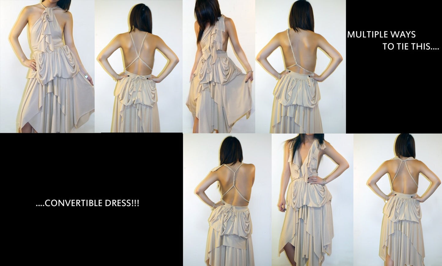 RESISTANCE Convertible Midi Dress: Infinity Dress