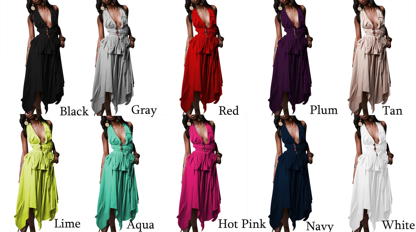 RESISTANCE Convertible Midi Dress: Infinity Dress