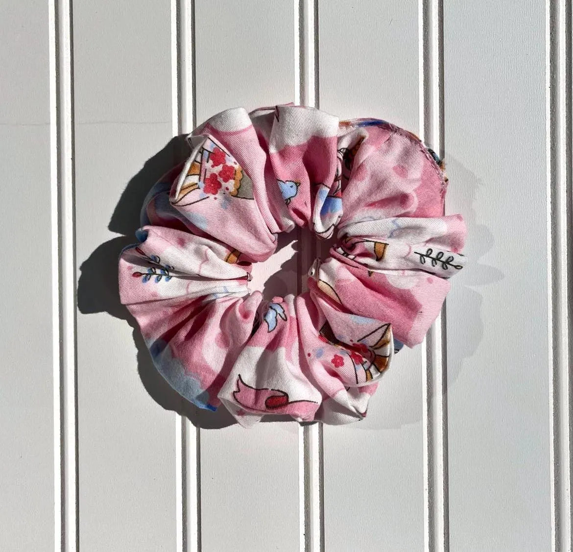 Pink Princess Unicorn Hair Scrunchie