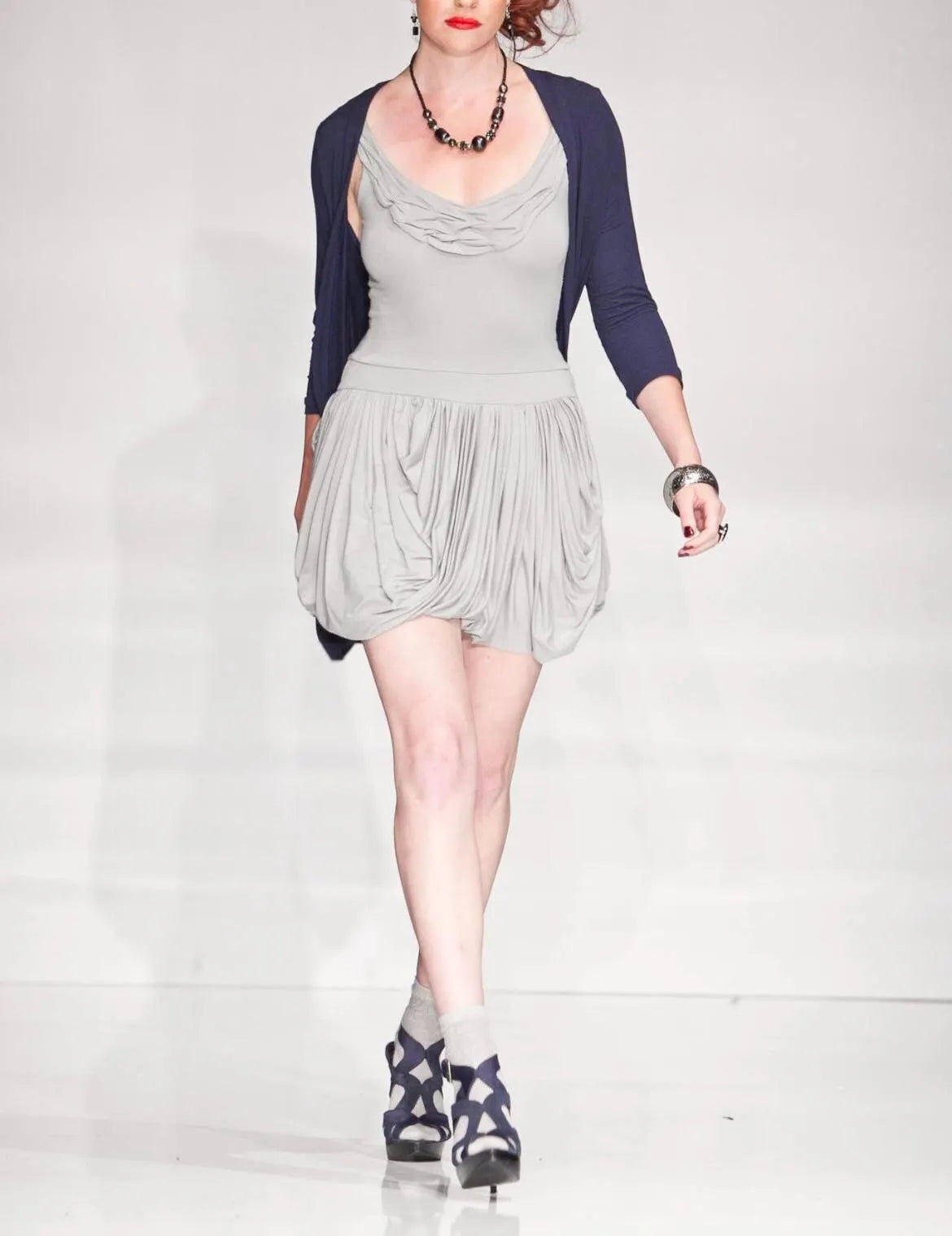 Flutter Mini Dress – Soft Flowy Short Dress with Neckline Details