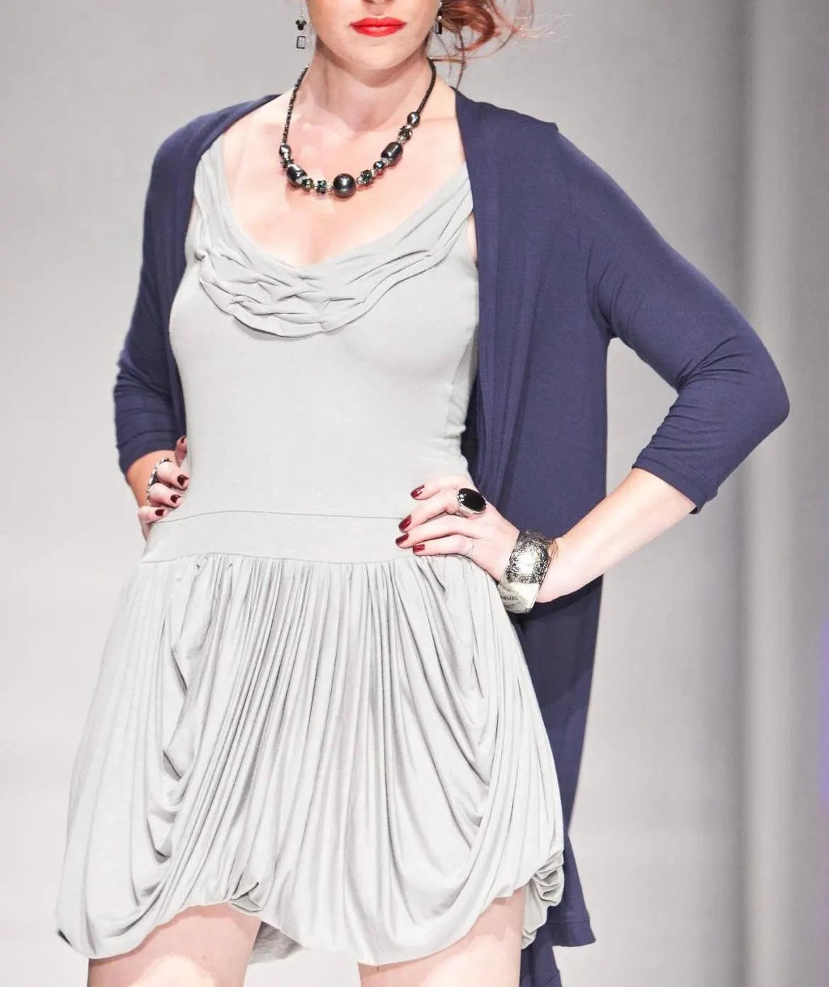 Flutter Mini Dress – Soft Flowy Short Dress with Neckline Details