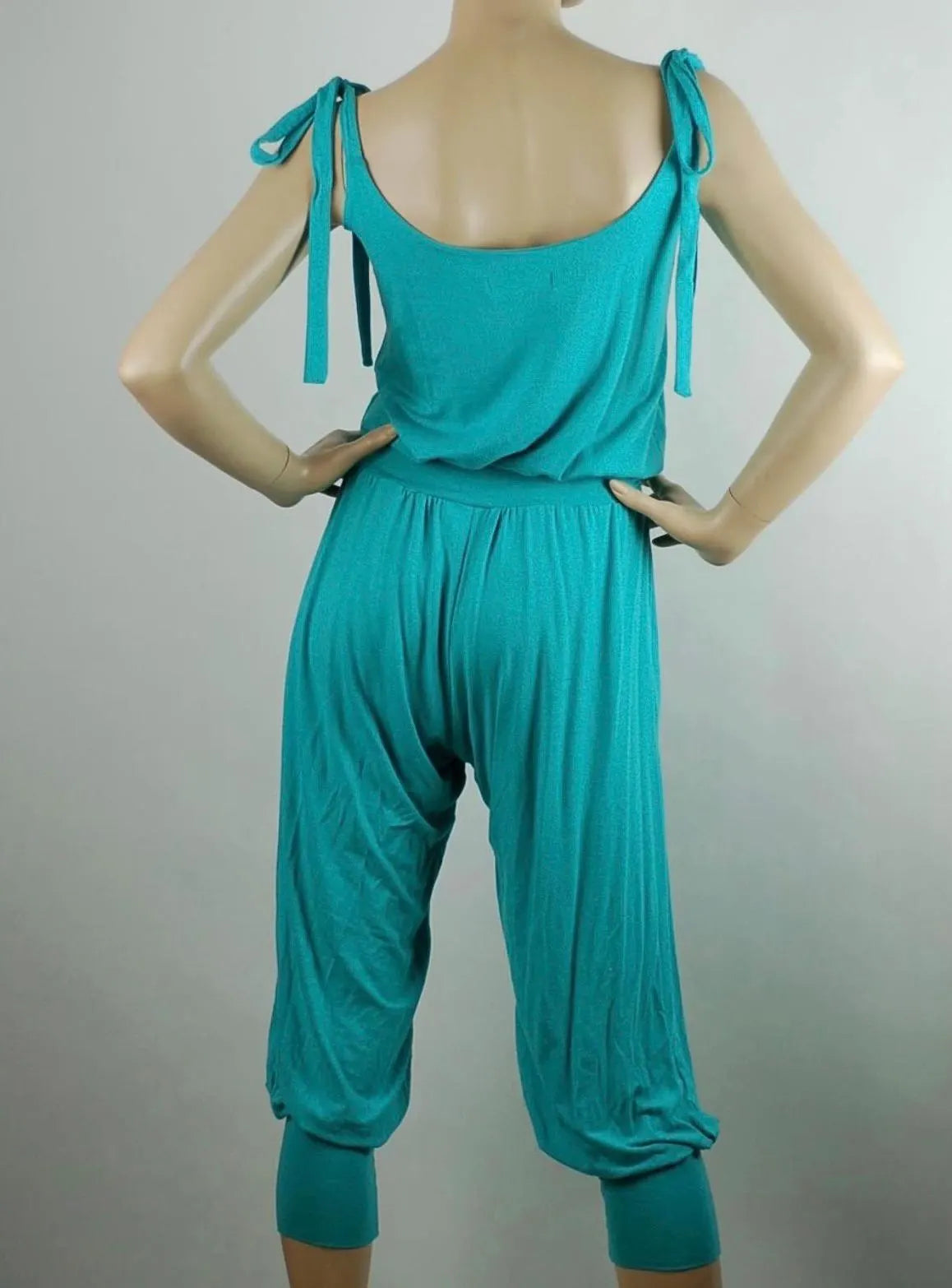 Gloria Jumpsuit – Flowy Ruffle Tie-Strap Jumpsuit | Soft Stretch Lounge Romper | Casual Chic One-Piece Outfit