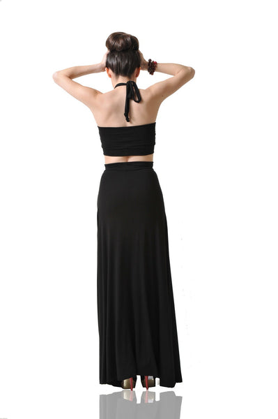Long A-Line Halter Maxi with side cut outs, maxi dress, black maxi dresses, long dresses, maxi dress, Maxi dresses, long black dresses,
